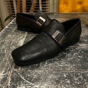 Prada side buckle loafers size 9.5 US